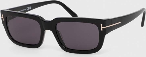 Czarne okulary damskie Tom Ford