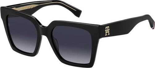 Czarne okulary damskie Tommy Hilfiger