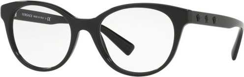 Czarne okulary damskie Versace