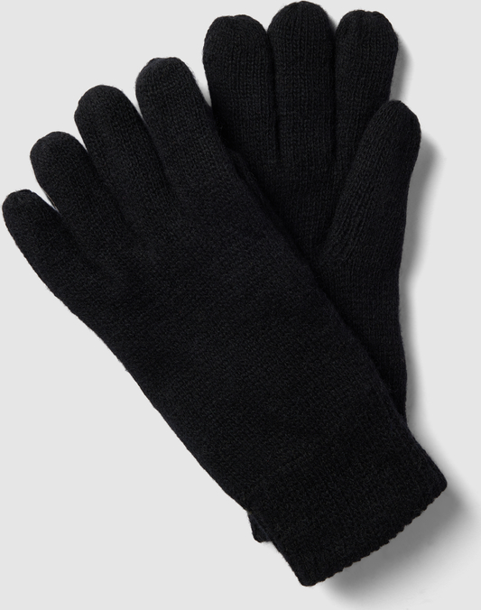 Czarne rękawiczki Barbour