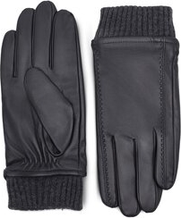 Czarne rękawiczki Lasocki