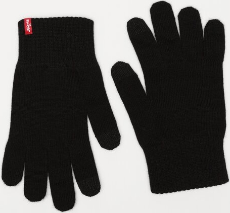 Czarne rękawiczki Levis