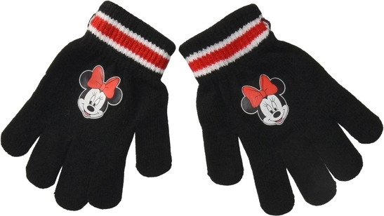 Czarne rękawiczki Licencja Walt Disney