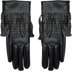 Czarne rękawiczki Liu-Jo