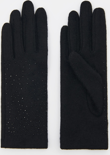 Czarne rękawiczki Mohito