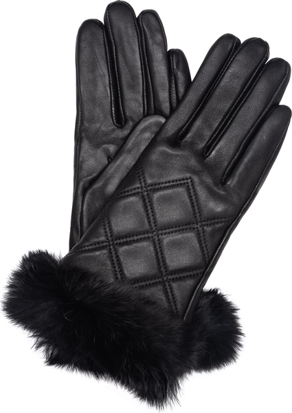 Czarne rękawiczki Ochnik