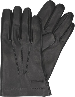 Czarne rękawiczki Pierre Cardin