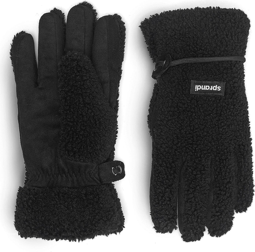 Czarne rękawiczki Sprandi