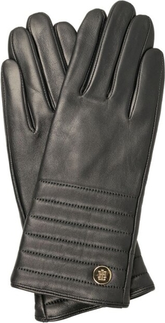 Czarne rękawiczki Tommy Hilfiger