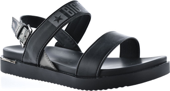 Czarne sandały Big Star z klamrami