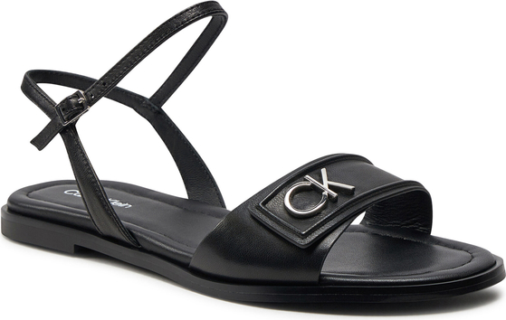 Czarne sandały Calvin Klein w stylu casual