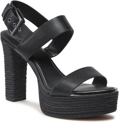 Czarne sandały DKNY