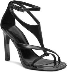 Czarne sandały DKNY z klamrami