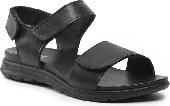 Czarne sandały Imac w stylu casual z klamrami