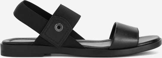 Czarne sandały Lasocki w stylu casual z klamrami