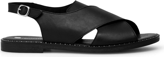 Czarne sandały Remonte w stylu casual