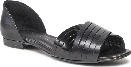 Czarne sandały Sergio Bardi w stylu casual