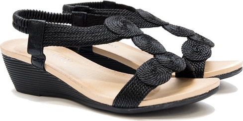 Czarne sandały Topway w stylu casual