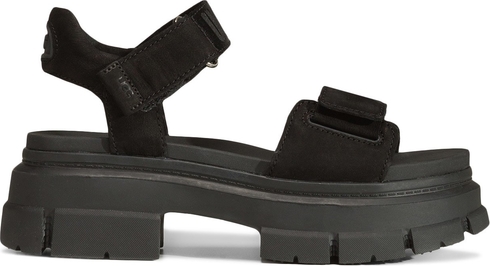 Czarne sandały UGG Australia w stylu casual z klamrami