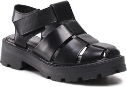 Czarne sandały Vagabond w stylu casual z klamrami