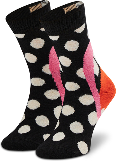 Czarne skarpetki Happy Socks dla dziewczynek