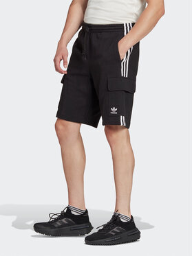 Czarne spodenki Adidas w sportowym stylu