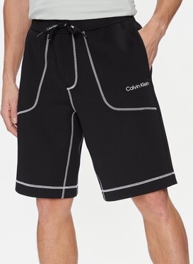Czarne spodenki Calvin Klein w sportowym stylu