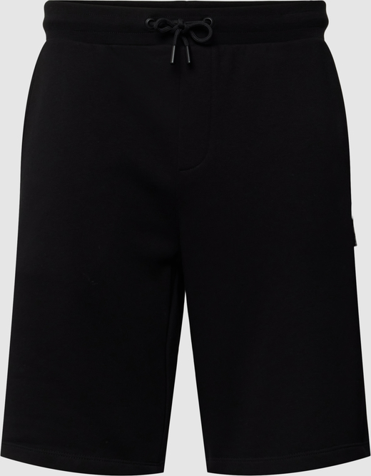 Czarne spodenki Karl Lagerfeld w sportowym stylu z bawełny
