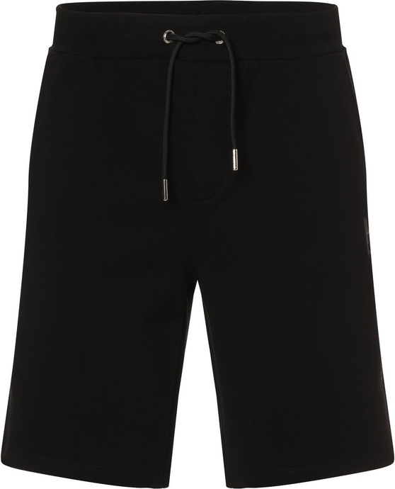 Czarne spodenki Karl Lagerfeld w sportowym stylu z dresówki