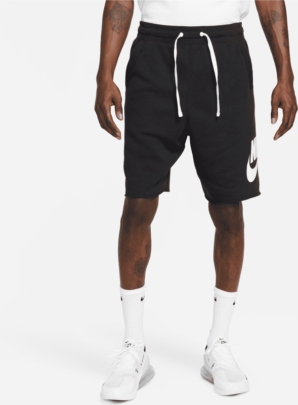 Czarne spodenki Nike z dresówki