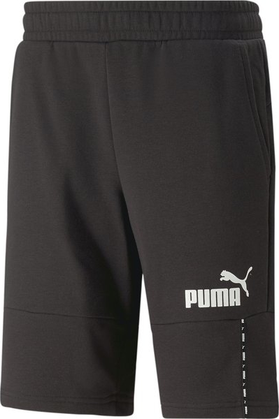 Czarne spodenki Puma w sportowym stylu