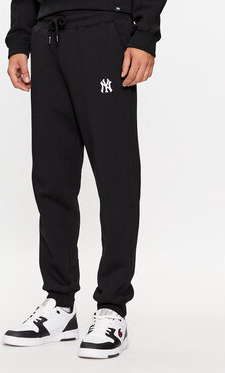 Czarne spodnie 47 Brand z dresówki w sportowym stylu