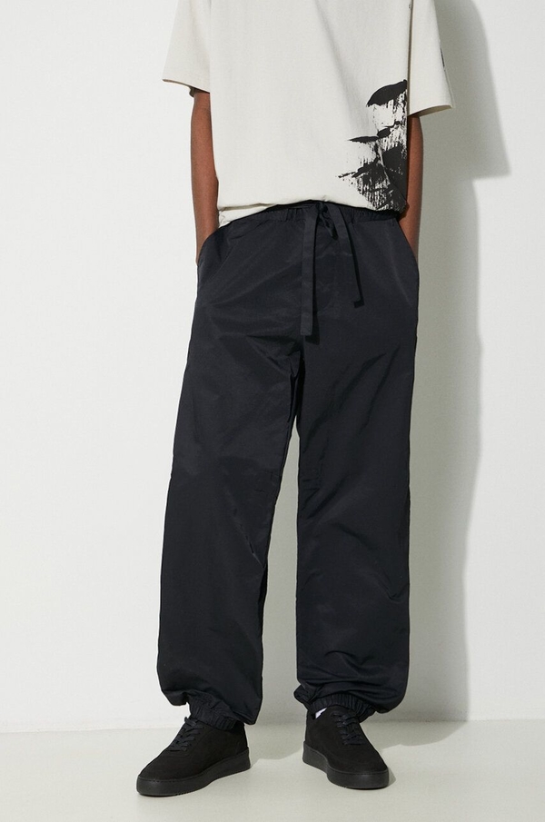 Czarne spodnie A-cold-wall* z tkaniny w stylu casual