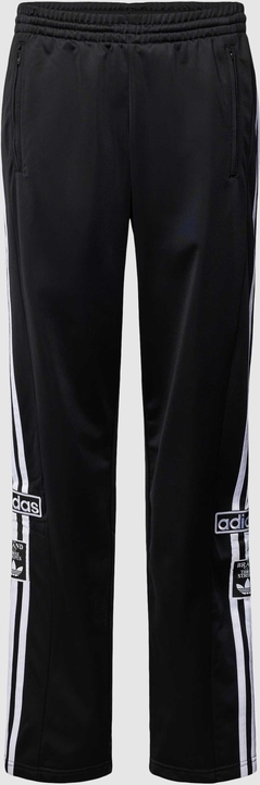 Czarne spodnie Adidas Originals z dresówki