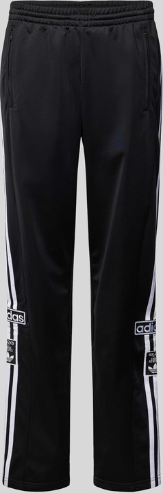 Czarne spodnie Adidas Originals z dresówki w sportowym stylu