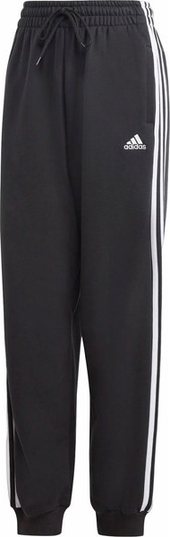 Czarne spodnie Adidas z dresówki