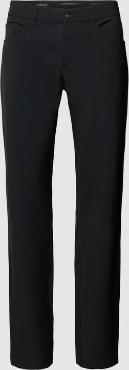 Czarne spodnie Alberto w stylu casual