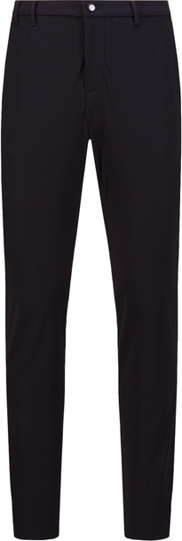Czarne spodnie Alberto w stylu casual z tkaniny