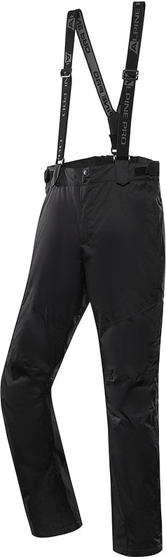 Czarne spodnie Alpine Pro w sportowym stylu