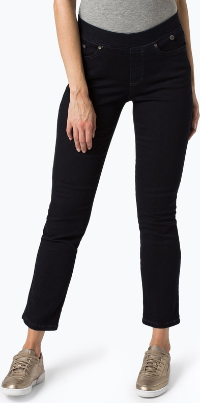 Czarne spodnie Anna Montana w stylu casual z bawełny