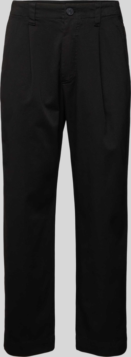 Czarne spodnie Annarr w sportowym stylu z bawełny