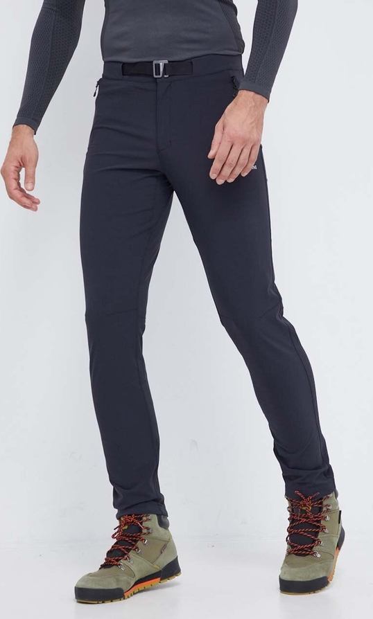 Czarne spodnie answear.com w sportowym stylu
