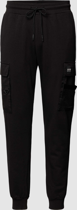 Czarne spodnie Antony Morato w sportowym stylu z dresówki