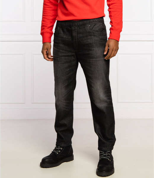 Czarne spodnie Armani Exchange z bawełny w stylu casual