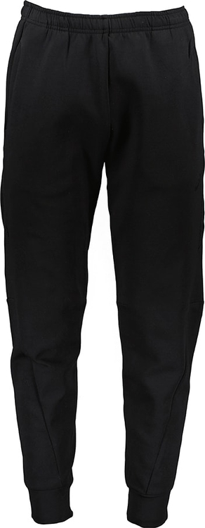Czarne spodnie ASICS w sportowym stylu z bawełny