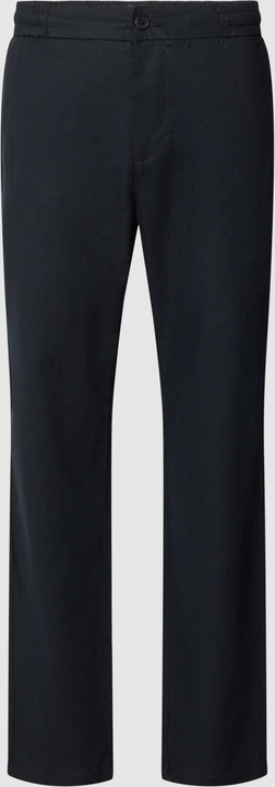 Czarne spodnie Blend w stylu casual z bawełny