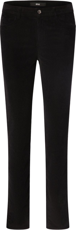 Czarne spodnie Brax w stylu casual z bawełny