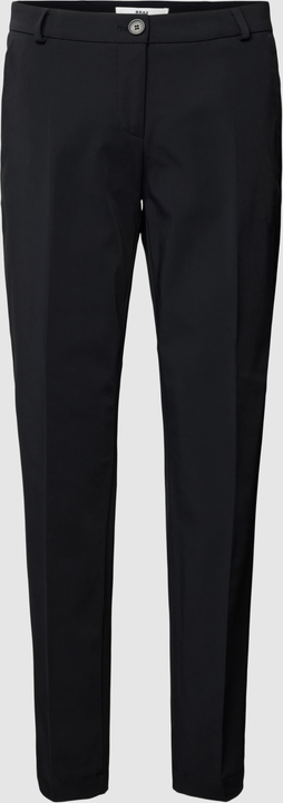 Czarne spodnie Brax z bawełny w stylu casual