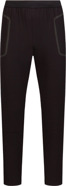 Czarne spodnie Brooks w sportowym stylu z tkaniny