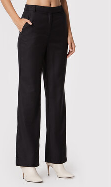 Czarne spodnie Bruuns Bazaar w stylu retro